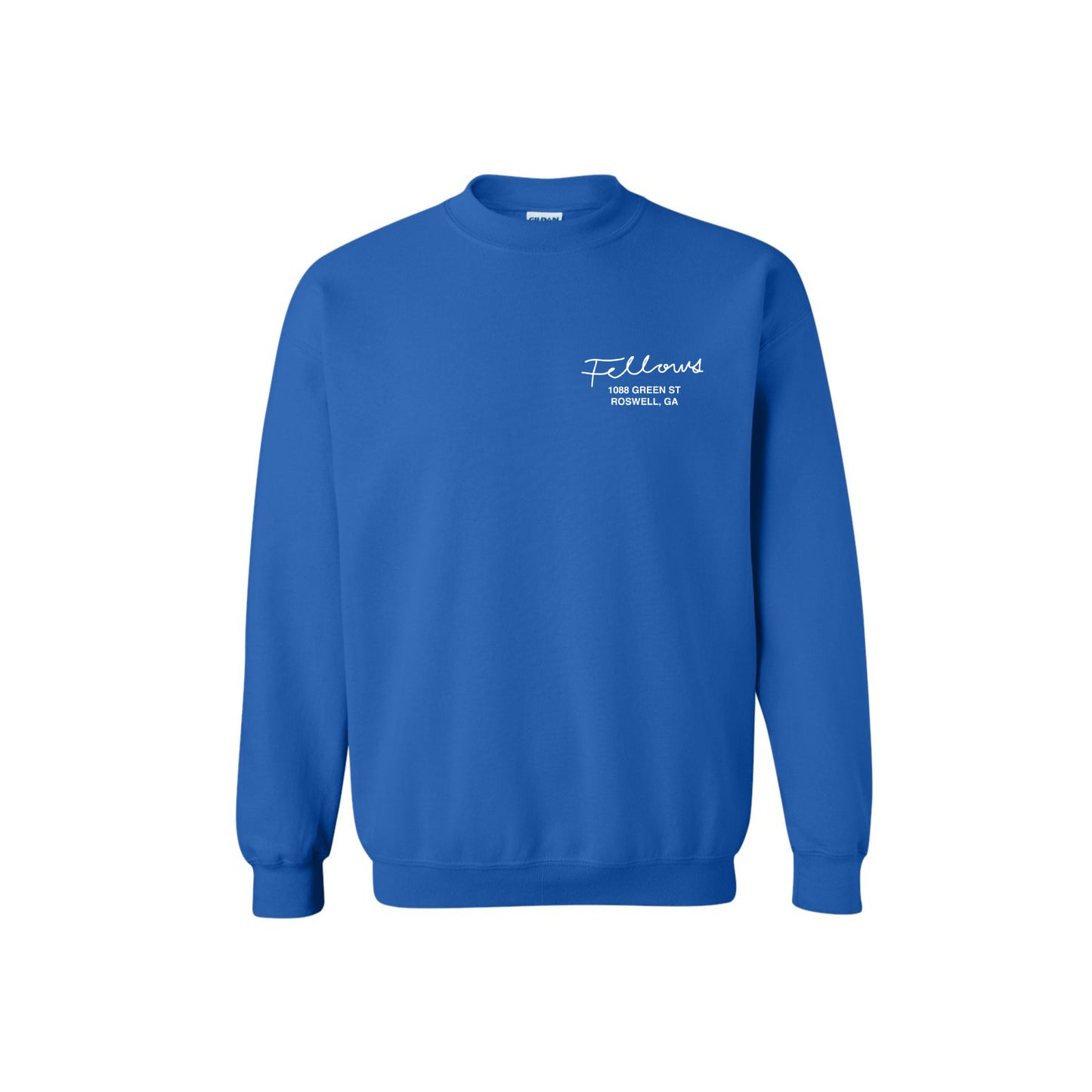 Fellows Address Embroidered Crewneck